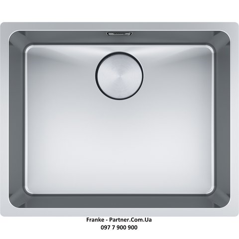 Franke-Partner.com.ua ➦  Кухонна мийка Franke Mythos MYX 110-45 (122.0600.935) нержавіюча сталь - монтаж під стільницю - полірована
