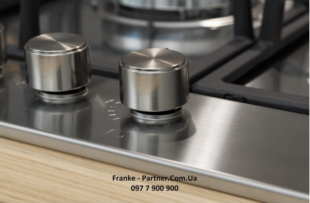Franke-Partner.com.ua ➦  Встраиваемая варочная газовая поверхность Franke Smart FHSM 755 4G DC XS C (106.0554.394) Нержавеющая сталь полированная