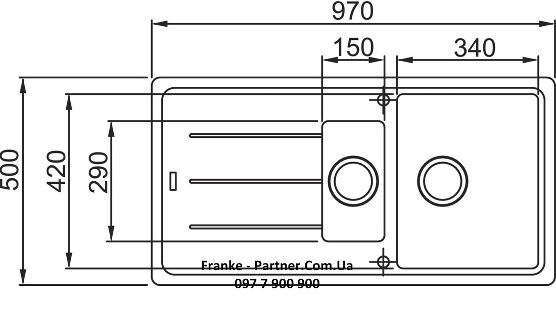 Franke-Partner.com.ua ➦  copy_Кухонна мийка Franke Basis BFG 651