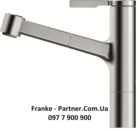 Franke-Partner.com.ua ➦  Кухонний змішувач з виносною лійкою Frames by Franke FS TL SP, колір хром