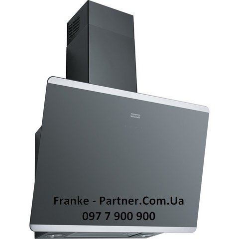 Franke-Partner.com.ua ➦  Кухонная вытяжка Franke EVO PLUS FPJ 625 V BK / SS (330.0528.064) нерж. сталь / черный  настенный монтаж 60 см