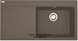 🟥 Кухонная мойка Franke Mythos MTG 611, крыло слева (114.0330.974) гранитная - врезная - цвет Шторм + разделочная доска и коландер в комплекте