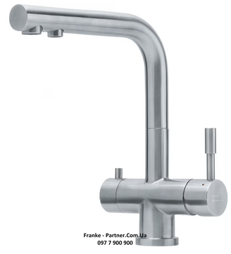 Franke-Partner.com.ua ➦  Кухонний змішувач Franke Atlas Clear Water (120.0179.978) Нержавіюча сталь полірована