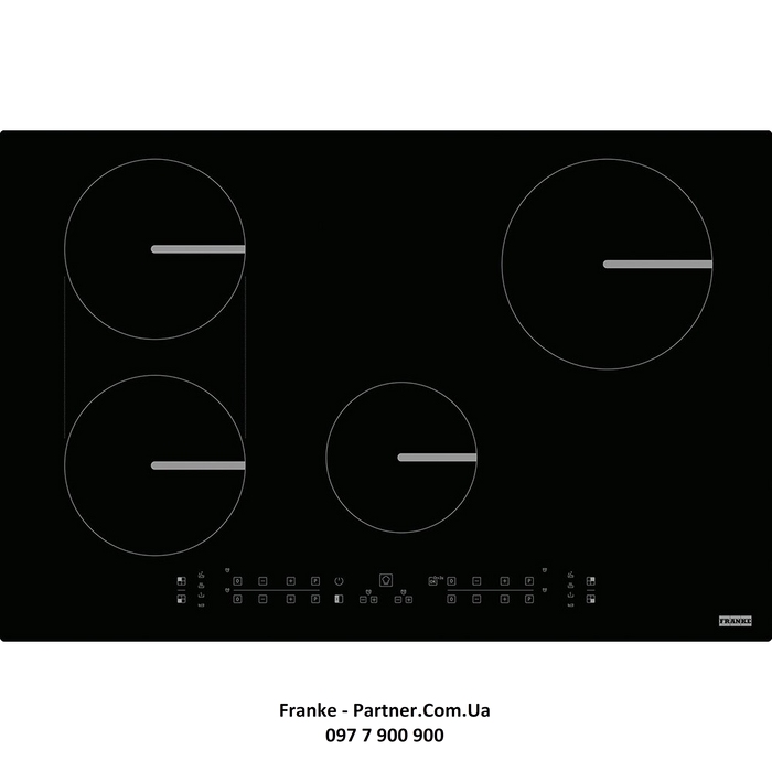 Franke-Partner.com.ua ➦  Варильна поверхня Franke індукційна Smart FSM 804 I B BK (108.0606.110) чорне скло