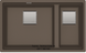 🟥 Кухонная мойка Franke KUBUS 2 KNG 120 (125.0517.125) гранитная - монтаж под столешницу - цвет Шторм - (коландер и коврик Rollmat в комплекте)