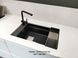 🟥 Кухонна мийка Franke KUBUS 2 KNG 110-62 (125.0631.519) гранітна - монтаж під стільницю - колір Чорний матовий - (коландер та килимок Rollmat у комплекті)