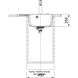 🟥 Кухонна мийка Franke Centro CNG 611-62 TL (114.0716.711) гранітна - врізна - крило ліворуч - колір Сірий сланець