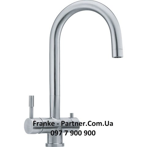 Franke-Partner.com.ua ➦  Кухонний змішувач Franke Eos Clear Water (120.0179.979) Нержавіюча сталь полірована