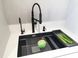 🟥 Кухонна мийка Franke KUBUS 2 KNG 120 (125.0517.124) гранітна - монтаж під стільницю - колір Білий - (коландер та килимок Rollmat у комплекті)
