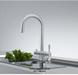 🟥 Кухонный смеситель с подключением к фильтру воды Franke Eos Clear Water (120.0179.979) Нержавеющая сталь полированная