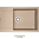 🟥 Кухонна мийка Franke Maris MRG 611-78XL (114.0374.915) гранітна - врізна - оборотна - колір Бежевий - Архів
