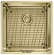 🟥 Кухонная мойка Franke Box BXM 210 / 110-40 (127.0662.648) нержавеющая сталь - монтаж врезной, в уровень или под столешницу - Золотой PVD