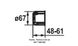 🟥 Монтажний короб - Аксесуар для змішувачів KWC (112.0308.152) Хром
