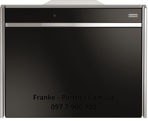Пристінна кухонна витяжка Frames by Franke FS VT 606 W XS BK, колір чорний