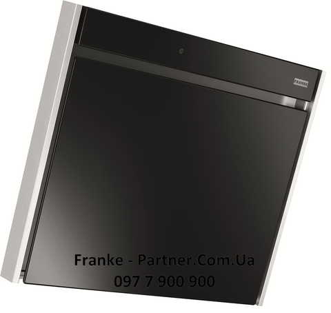 Пристінна кухонна витяжка Frames by Franke FS VT 606 W XS BK, колір чорний