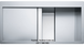 🟥 Кухонная мойка Franke Crystal Line CLV 214 (127.0306.413) полированная - монтаж врезной или в уровень со столешницей - нержавеющая сталь / Белое стекло крыло слева