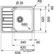 🟥 Кухонна мийка Franke Spark SKX 611-63 (101.0574.330) неіржавна сталь - врізна - оборотна - полірована - ДЕФЕКТ