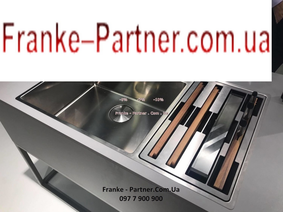 Franke-Partner.com.ua ➦  Кухонна мийка Franke Box Center BWX 210/110-27 (127.0579.849)