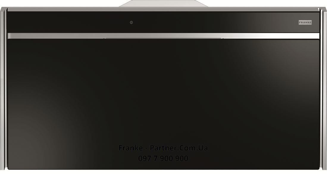 Franke-Partner.com.ua ➦  Пристенная кухонная вытяжка Frames by Franke FS VT 906 W XS BK, цвет черный
