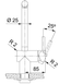 🟥 Кухонний змішувач Franke ATLAS NEO з ламінарним потоком води (115.0628.207) Anthracite (Антрацит)