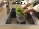 🟥 Кухонная мойка Franke Crystal Line CLV 210 (127.0306.381) полированная - монтаж врезной или в уровень со столешницей - нержавеющая сталь / Белое стекло
