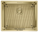 🟥 Кухонная мойка Franke Box BXM 210 / 110-50 (127.0662.540) нержавеющая сталь - монтаж врезной, в уровень или под столешницу - Золотой PVD