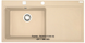 🟥 Кухонна мийка Franke Mythos MTG 611, крило справа (114.0017.840) гранітна - врізна - колір Сахара