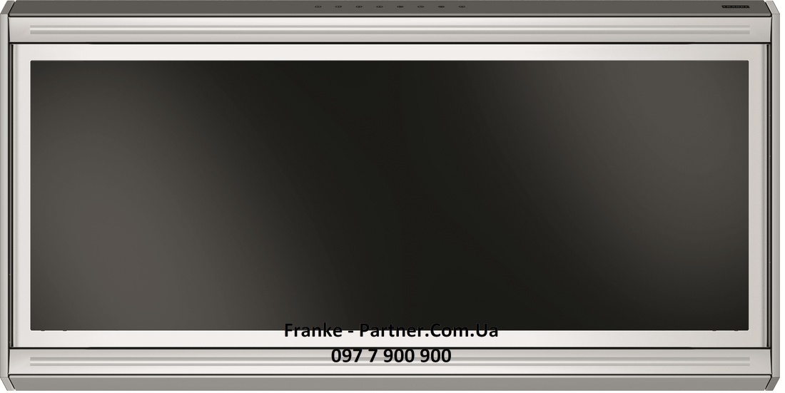 Franke-Partner.com.ua ➦  Т-образная пристенная кухонная вытяжка Frames by Franke FS TS 906 W XS BK, цвет черный