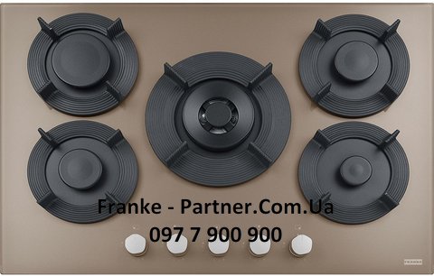 Franke-Partner.com.ua ➦  Вбудована варильну газова поверхня Franke Maris Free by Dror FHMF 755 4G DC C OY (106.0541.754) мигдаль (скло)