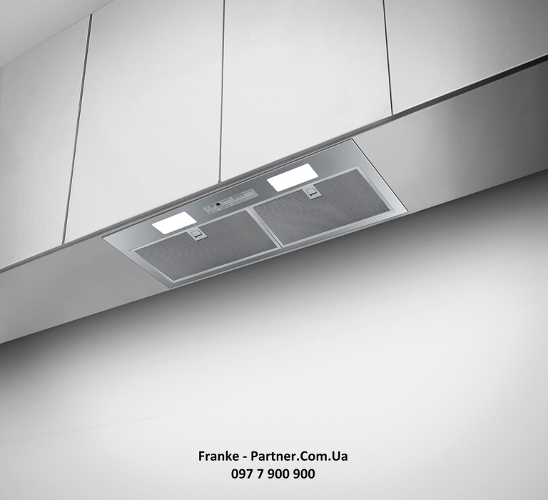 Franke-Partner.com.ua ➦ Кухонная вытяжка Franke Inca Smart FBI 525 GR (305.0599.532) серая эмаль встроенная полностью, 52 см