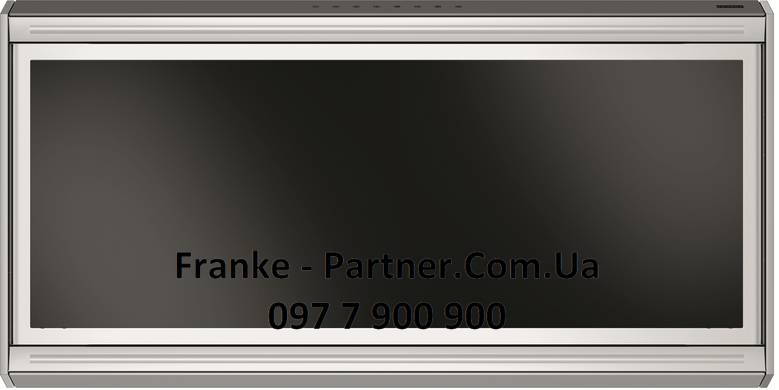 Franke-Partner.com.ua ➦  Т-подібна пристінна кухонна витяжка Frames by Franke FS TS 906 W XS BK, колір чорний