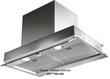 🟥 Кухонна витяжка Franke Style Lux FSTP NG 605 X (110.0473.545) нерж. сталь / прозоре скло вбудована повністю, 60 см