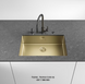 🟥 Кухонна мийка Franke Box BXM 210 / 110-68 (127.0662.643) неіржавна сталь - монтаж врізний, у рівень або під стільницю - Золотий PVD
