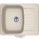 🟥 Кухонна мийка Franke Antea AZG 611-62 (114.0499.132) гранітна - врізна - оборотна - колір Сахара