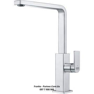 Franke-Partner.com.ua ➦  Кухонний змішувач Franke Mythos Swivel (115.0547.852) Нержавіюча сталь