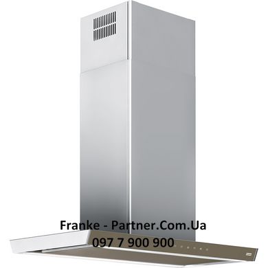 Franke-Partner.com.ua ➦  Т-подібна острівна кухонна витяжка Frames by Franke FS TS 906 I XS CH, колір шампань