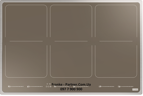 Franke-Partner.com.ua ➦  Індукційна варильна поверхня Frames by Franke 3-FLEXFH FS 786, колір шампань