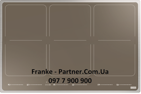 Franke-Partner.com.ua ➦  Индукционная варочная поверхность Frames by Franke 3-FLEXFH FS 786, цвет шампань