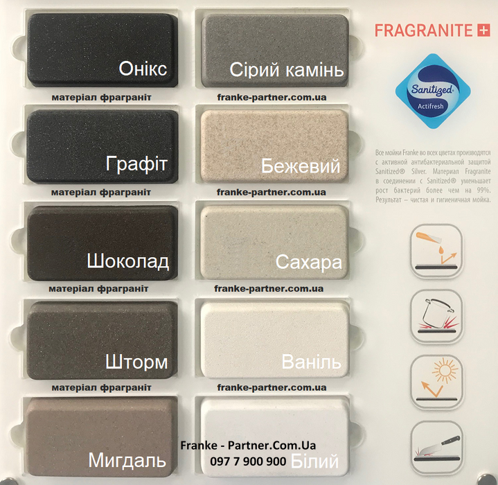 Franke-Partner.com.ua ➦  Змішувач ACTIVE PLUS DOC, з виносним шлангом