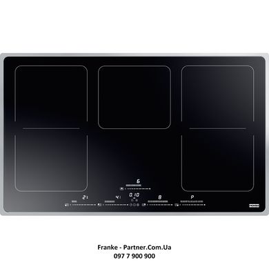 Franke-Partner.com.ua ➦  Индукционная варочная поверхность Frames by Franke FHFS 865 1I 2FLEX ST BK, цвет черный