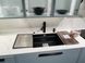 🟥 Кухонна мийка Franke KUBUS 2 KNG 110-52 (125.0599.006) гранітна - монтаж під стільницю - колір SUPER METALLIC Сріблясто-сірий - (коландер та коврик Rollmat у комплекті)