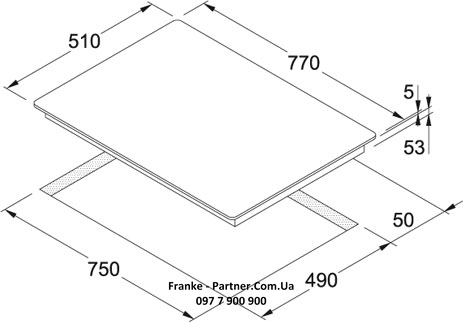 Franke-Partner.com.ua ➦  Варильна поверхня Franke індукційна FHBP 7704 4I T PWL XS (108.0285.676)