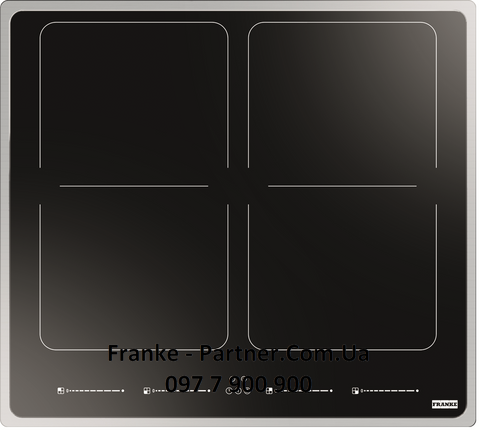 Franke-Partner.com.ua ➦  Індукційна варильна поверхня Frames by Franke 2-FLEX FH FS 584, колір чорний
