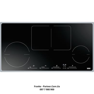 Franke-Partner.com.ua ➦  Индукционная варочная поверхность Frames by Franke FHFS 864 2I 1FLEX ST BK, цвет черный