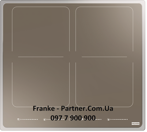 Franke-Partner.com.ua ➦  Індукційна варильна поверхня Frames by Franke 2-FLEX FH FS 584, колір шампань