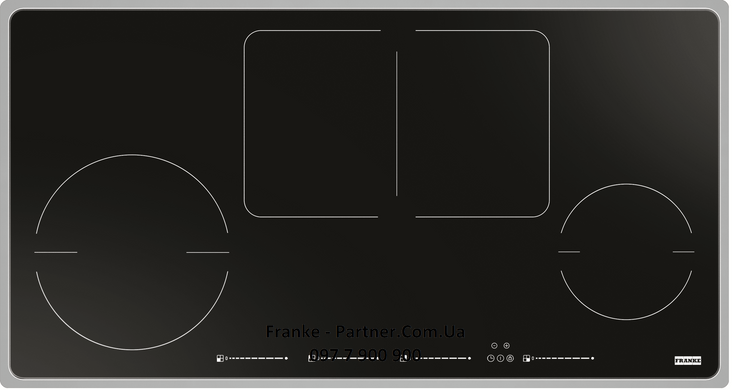Franke-Partner.com.ua ➦  Индукционная варочная поверхность Frames by Franke FHFS 864 2I 1FLEX ST BK, цвет черный