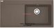 🟥 Кухонная мойка Franke Mythos MTG 611, крыло слева (114.0330.974) гранитная - врезная - цвет Шторм + разделочная доска и коландер в комплекте - выставочный образец