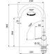 🟥 Кухонний змішувач Franke Active J з ламінарним потоком води (115.0653.399) Білий матовий