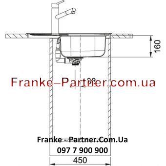 Franke-Partner.com.ua ➦  Кухонна мийка Franke Spark SKL 611-63 (101.0598.808)
