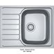 🟥 Кухонна мийка Franke Spark SKL 611-63 (101.0598.808) неіржавна сталь - врізна - оборотна - декорована